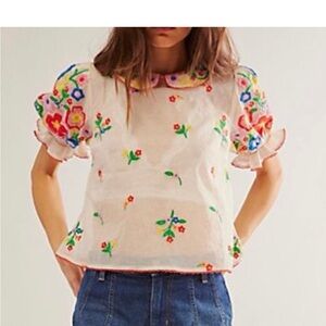 Free people flowers of love top